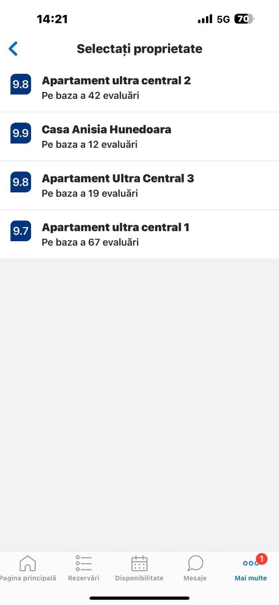 Apartament Ultra Central 1 Leilighet Hunedoara Eksteriør bilde